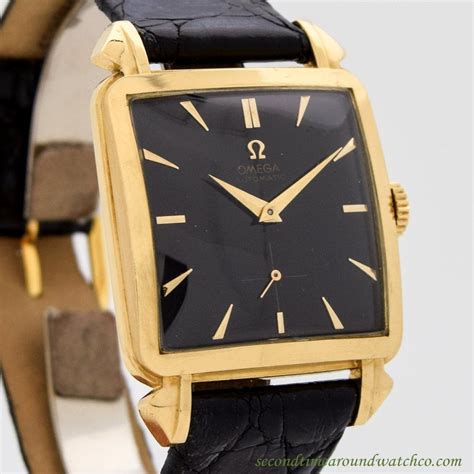 omega square watch men's|omega watch square face.